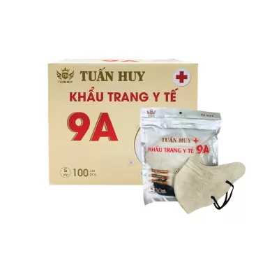 Khẩu Trang 9A Mask Tuấn Huy Be Thùng 100 Cái